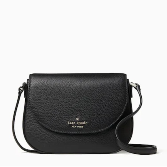 kate spade Handbags - Kate Spade Leila Mini Flap Crossbody black bag round
